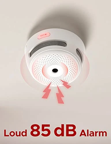 Smart Smoke Detector Fire Alarm with Replaceable Battery, X-Sense
