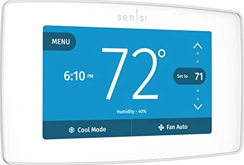 Smart Thermostat with Touchscreen Color Display — Smart Climate Control, Emerson