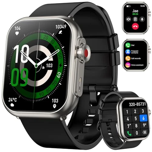 Smart Watch with Fitness Tracker, Bluetooth Calling, and Long Battery Life — Smartwatches, QONBINK