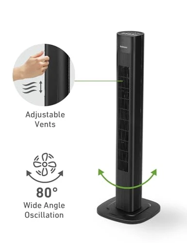 Smart Wi-Fi Connected Tower Fan — Smart Fan, HOLMES