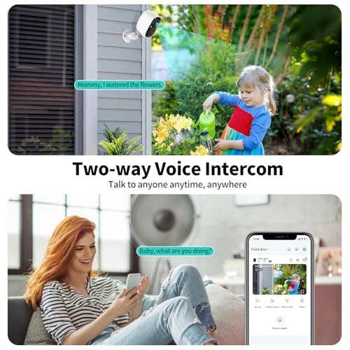 Smart Wireless Security Camera — Outdoor Security Cameras, Tziarp