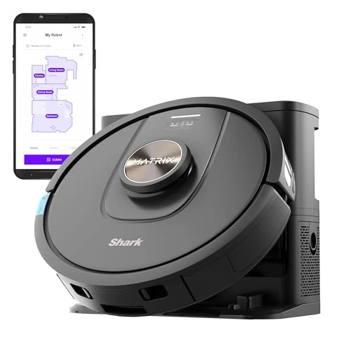 Ultra Robot Vacuum with Matrix Clean, Precision Mapping, 30-Day Capacity Self Empty Base — Smart Cleaning Robots, Shark
