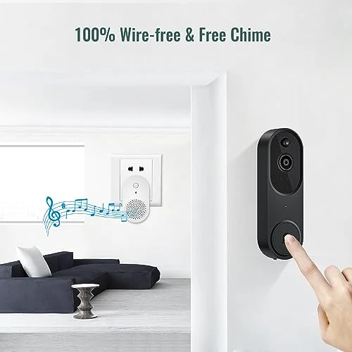 Video Doorbell Camera Wireless with Chime — Doorbells, BITEPASS