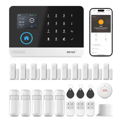 Wireless Home Alarm System, 24-Piece Kit — Smart Home Security, PGST