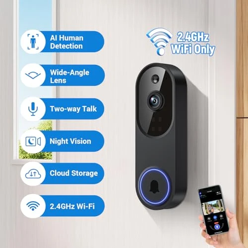 Wireless Video Doorbell Camera — Doorbells, SnapGlow