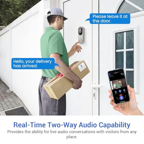 Wireless Video Doorbell Camera — Smart Home Security, LumoYuzu