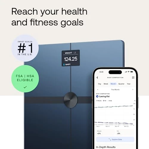 Accurate Scale for Body Weight and Fat Percentage — Digital Scales, Withings