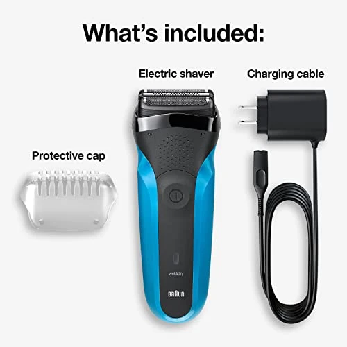 Electric Razor for Men, Rechargeable, Wet & Dry — Foil, Braun