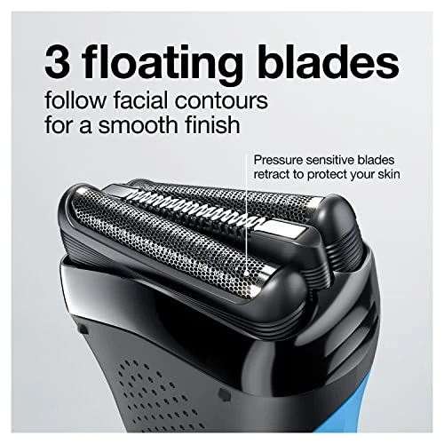 Electric Razor for Men, Rechargeable, Wet & Dry — Foil, Braun