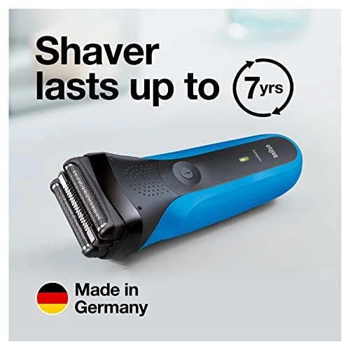 Electric Razor for Men, Rechargeable, Wet & Dry — Foil, Braun