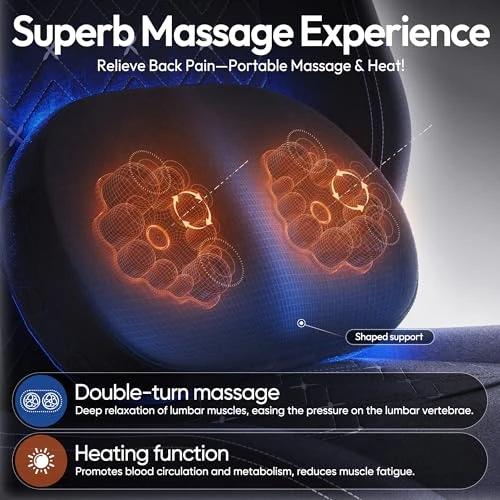 Gaming Chair with Heated Massage Lumbar Support and Footrest — Gaming Chairs, Dowinx