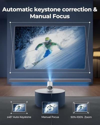 Mini Projector with WiFi and Bluetooth — Smart Projector, ClokoWe