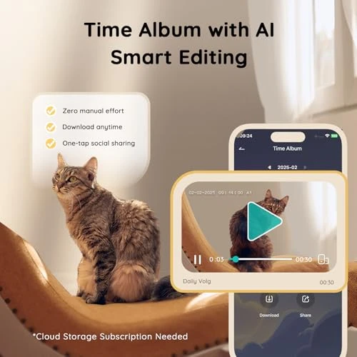 Pet Camera Treat Dispenser — Automatic Pet Feeder, TKENPRO