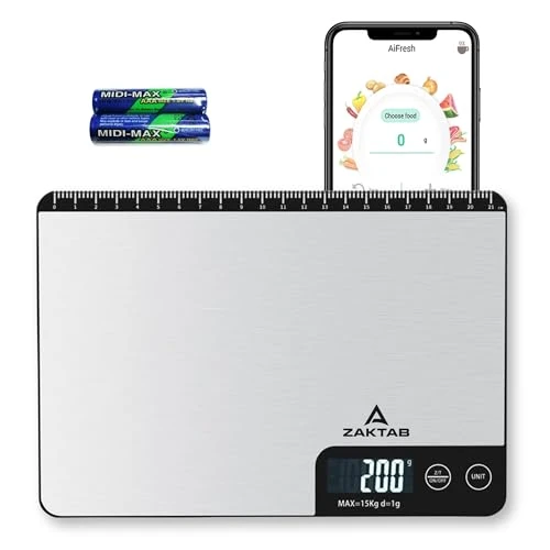 Smart Food Scale with App — Precision Weighing Solutions, ZAKTAB