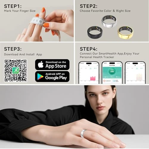 Smart Ring Fitness Tracker — Smart Ring, MUMUCREAM