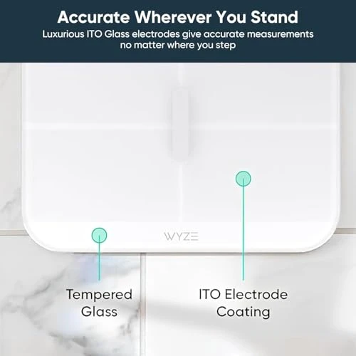 Smart Scale for Body Weight, BMI, Body Fat, Muscle Mass, Heart Rate Monitor — Digital Scales, Wyze