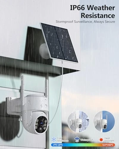 Solar Security Camera Outdoor — Outdoor Security Cameras, Gianteye