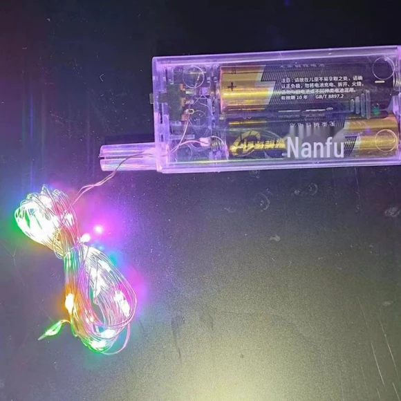 LED Copper Wire Battery Box Holiday Lights — String Lights, AI Supermarket