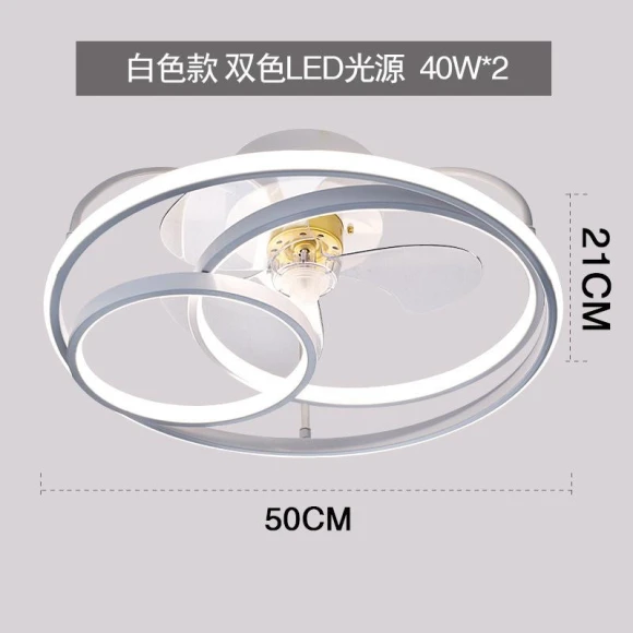 Modern Simple LED Ceiling Fan with Remote Control — Ceiling Fans, Vinde Home