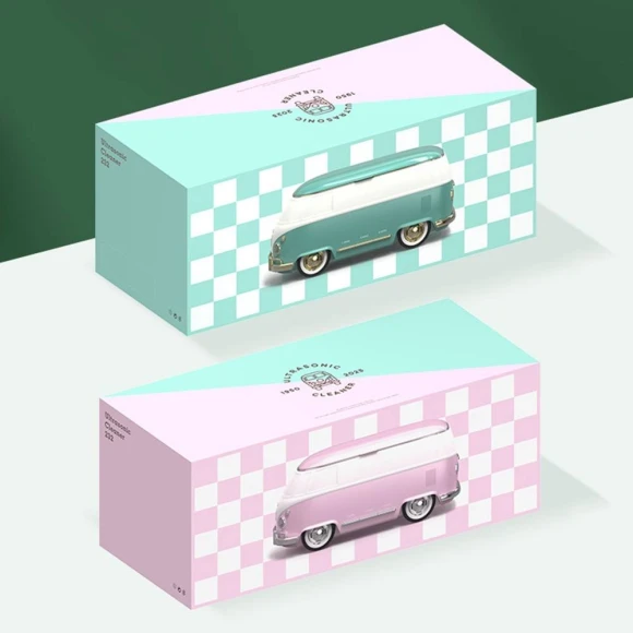 Portable Ultrasonic Glasses Cleaner — Glass