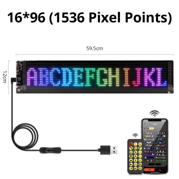 Smart LED Matrix Pixel Display — Commercial TVs & Displays, Lcamaw Lighting Light