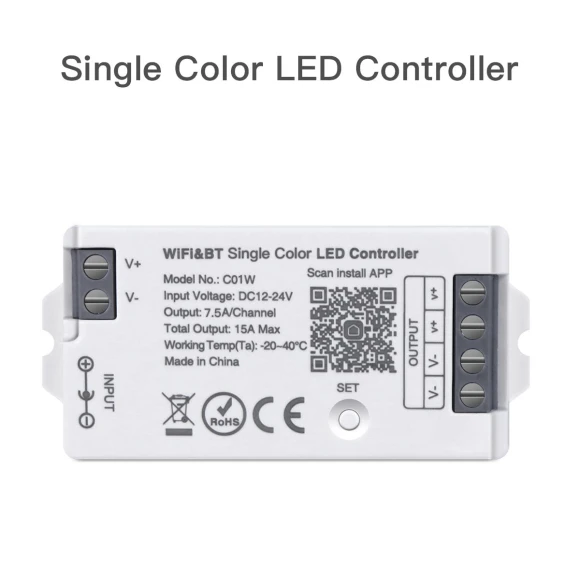 Smart WiFi CCT RGB RGBW LED Strip Light Controller — LED Strips, Tuya