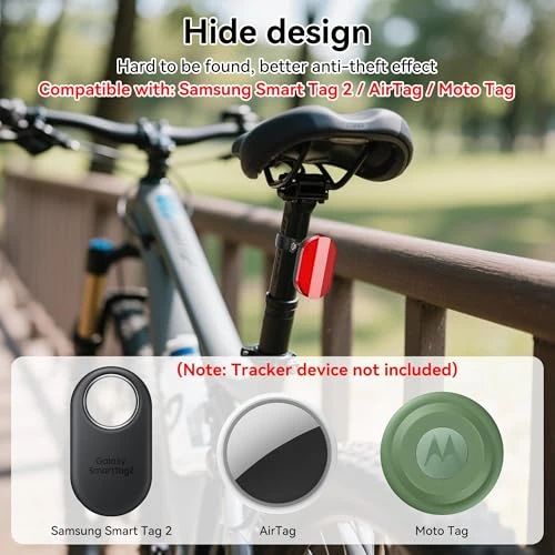 Upgraded Bike Mount for Smart Tags and Trackers, DDJ