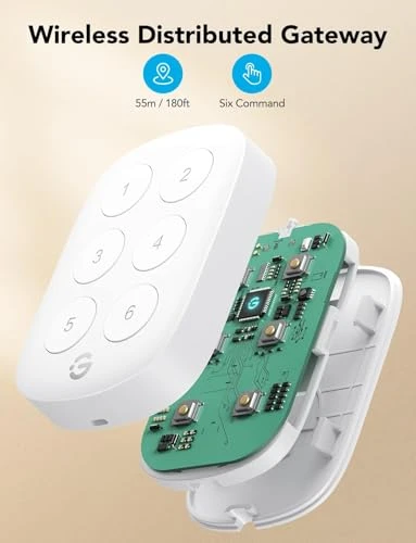 Wireless Mini Smart 6 Button Sensor, GoveeLife