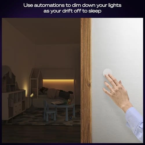 Wireless Smart Light Switch Button — Smart Switch, Philips Hue