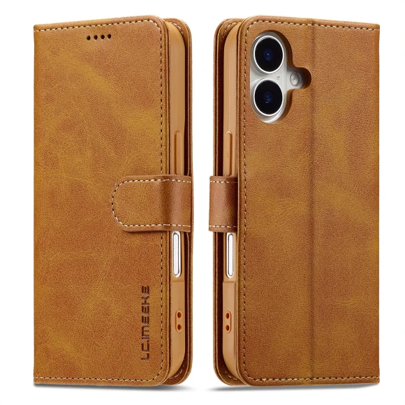 Calf Texture PU Leather Stand Wallet Phone Cover — Phone Accessories, Smartwatch 2025