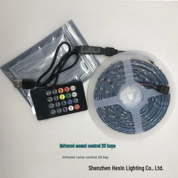 Colorful LED Strip with Sound Activation — LED Strips, TrendVibeCN
