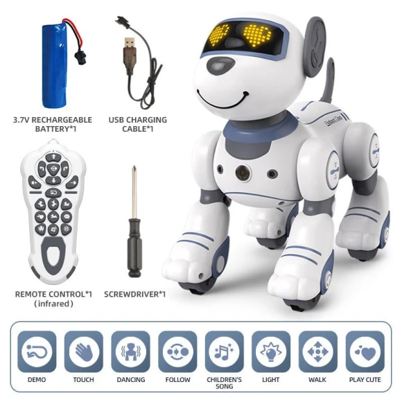 Interactive Singing and Dancing Robot Dog Toy — Interactive Animal Companions, StrideBox