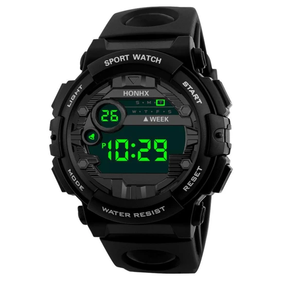 Men's Multifunctional LED Electronic Watch with Large Dial — Alarms & Clocks, Smarter than future