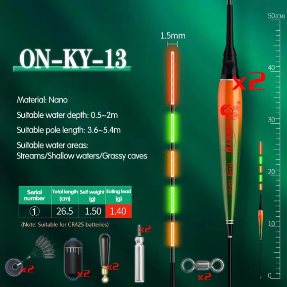 Nano Smart Fishing Float — Bite Indicators, Onlyou