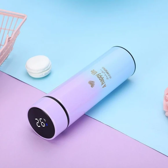 Gradient Thermos Smart Temperature Cup — Flasks, VividTrove