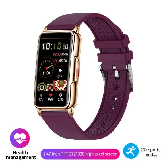 Smart Watch with Bluetooth Phone Connection, Music, Fitness, Heart Rate, Blood Oxygen, Waterproof Sports Smart Bracelet — Smartwatches, LIGE