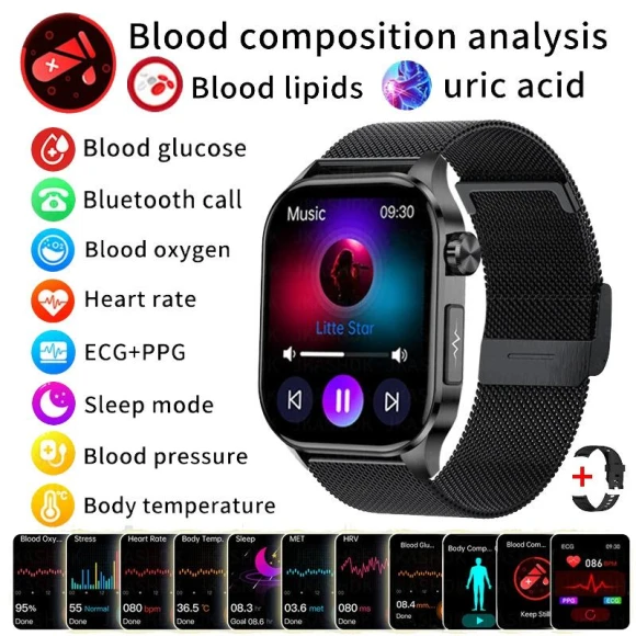 Smart Watch with ECG and PPG — Smartwatches, SAMS Online