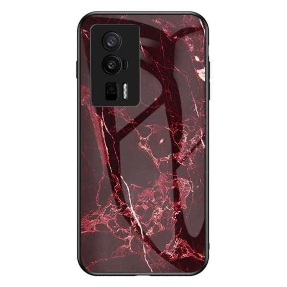 Tempered Glass+PC+TPU Case Marble Pattern Printing Protective Phone Cover — Phone Accessories, Smartwatch 2025