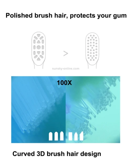 Universal Cleaning Sonic Electric Toothbrush Replacement Head — Electric Toothbrush Heads, Xiaomi