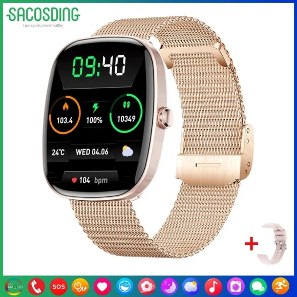 AI Smartwatch with Voice Calls — Smartwatches, SACOSDING