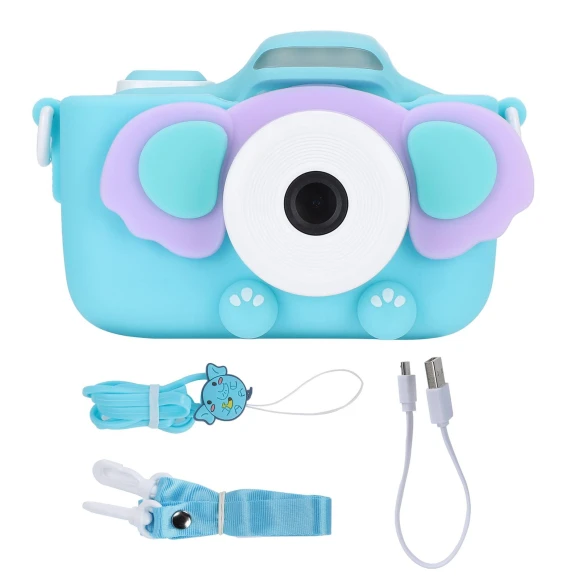HD IPS Touchscreen Kids Digital Camera — Interactive Animal Companions, ZY-jieri