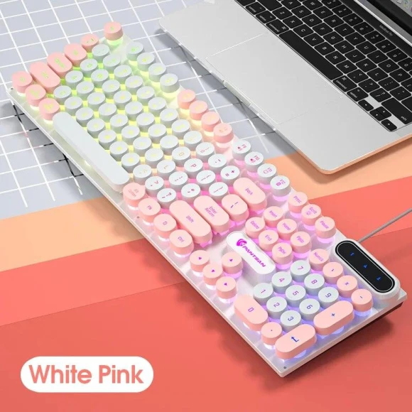 Robotic Chicken Eating Game Keyboard — Gaming Keyboards, ZJM Mall