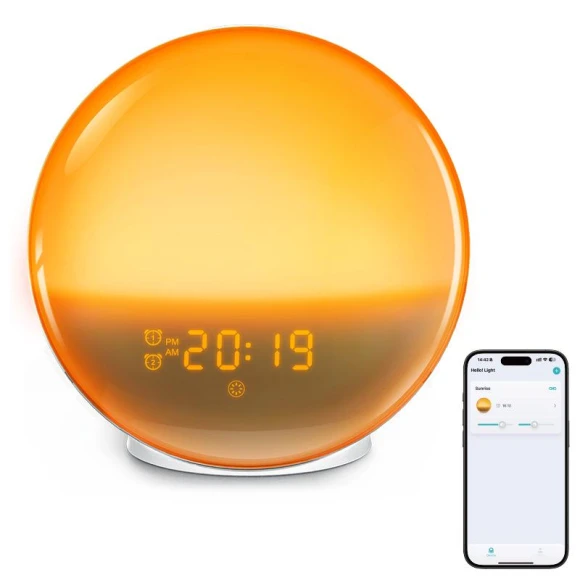 Smart Kids LED Sunrise Alarm Clock with Ambient Lighting — Alarms & Clocks, HomeHarmony