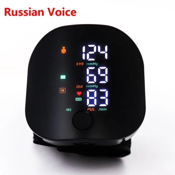 Smart Touch LED Wrist Blood Pressure Monitor — Blood Pressure Monitors, Men Trendy Clothing