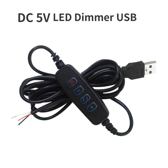 USB LED Dimmer Cable — Study & Desk Lighting, HTH LED Lighting and Power Adapter