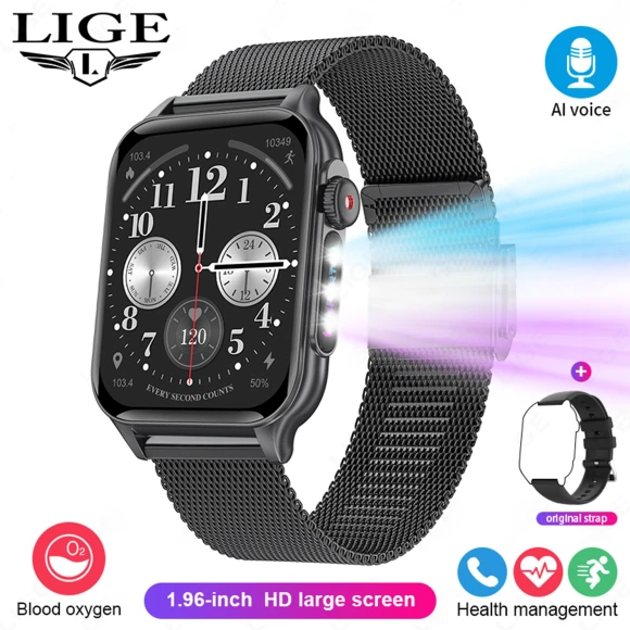 Colorful Breathable Light Smartwatch — Smartwatches, LIGE