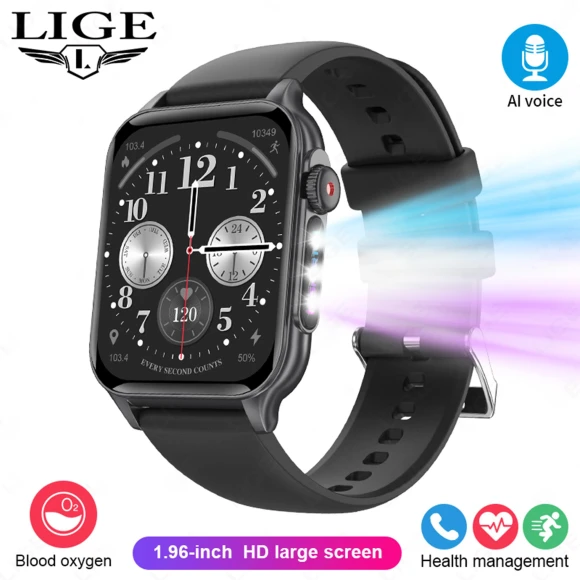 Colorful Breathing Light Smart Watch — Smartwatches, LIGE