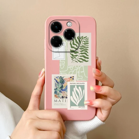 Fashionable Aesthetic Style Soft Liquid Thin Silicone Premium Protection Case — Basic Cases, New Style Case