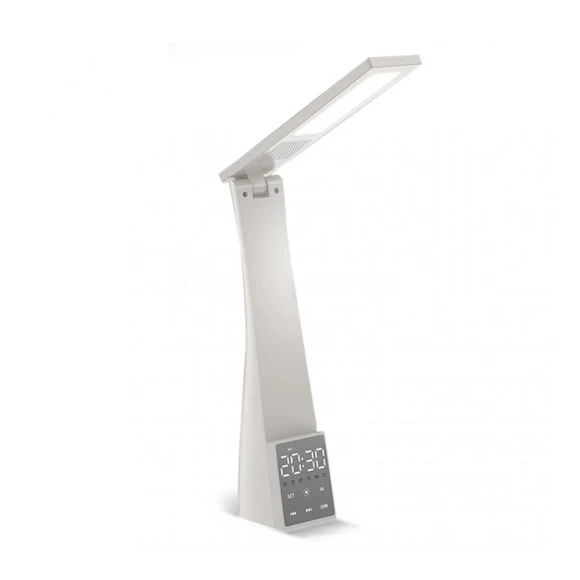 Multifunctional Desk Lamp with Bluetooth Speaker — Alarm, The Home Vault