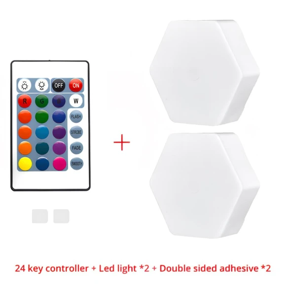 Quantum Wireless Hexagon Lamp — LED Strips, Heal Care